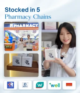 Lipo Crystal stocked in 5 pharmacy chains