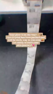 Customer order being packed and shipped
