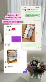 Customer order being packed and shipped