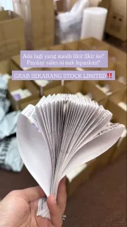 Customer order being packed and shipped