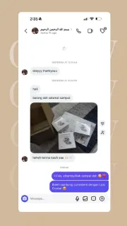 Customer order being packed and shipped
