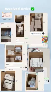 Customer order being packed and shipped