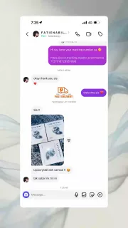 Customer order being packed and shipped