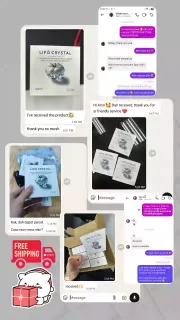 Customer order being packed and shipped
