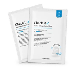 2 Dermind Check it marine collagen facial masks