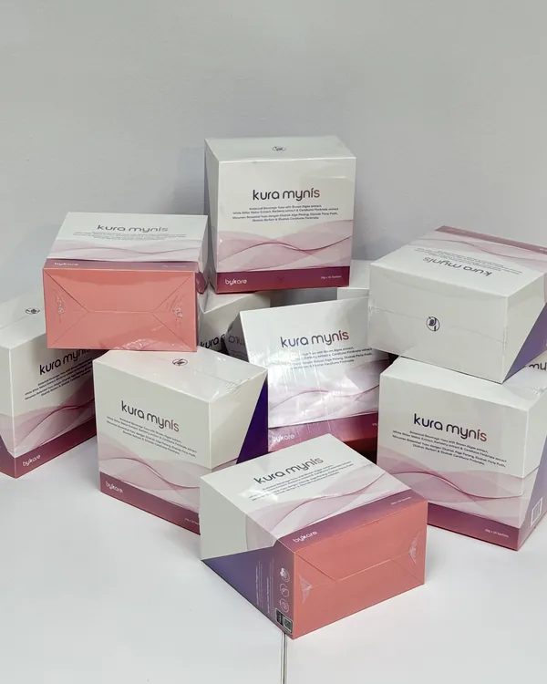 Sealed Kura Mynis boxes ready for dispatch