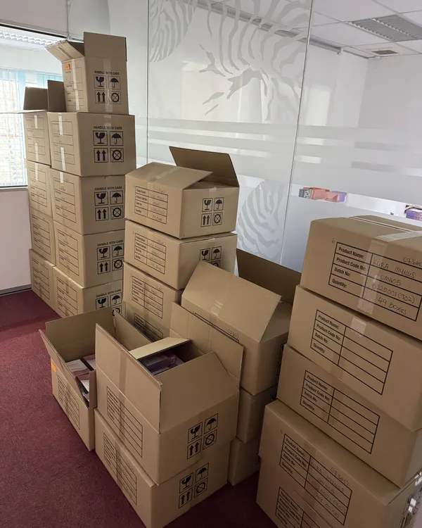 Cartons of Kura Mynis stock ready to ship