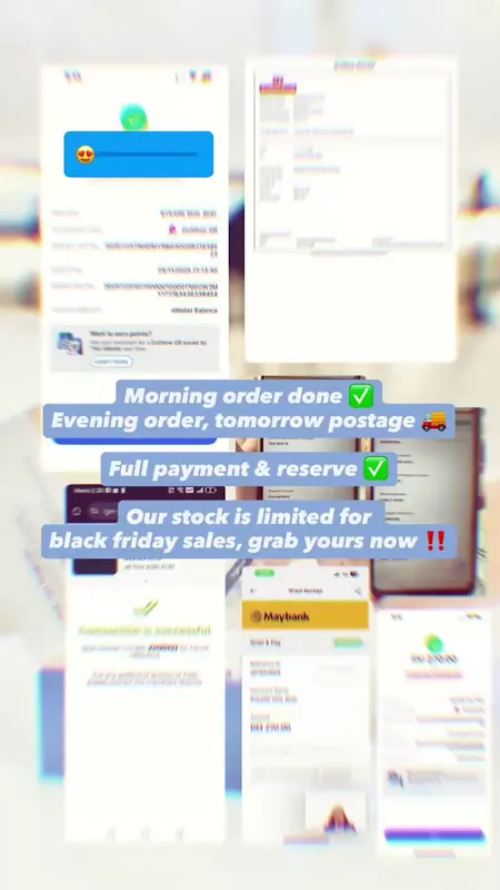Customer order being packed and shipped