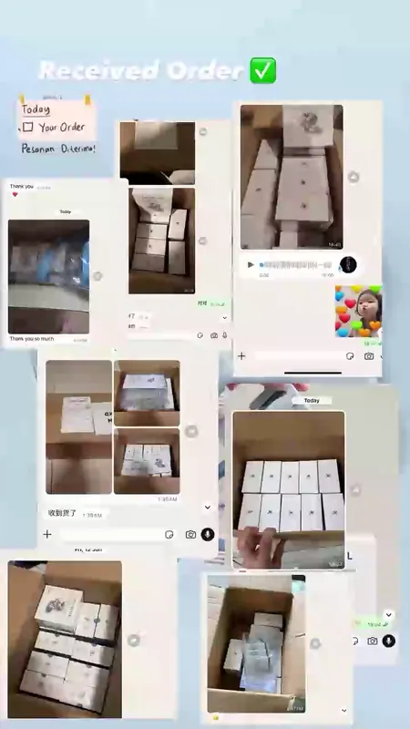 Customer order being packed and shipped