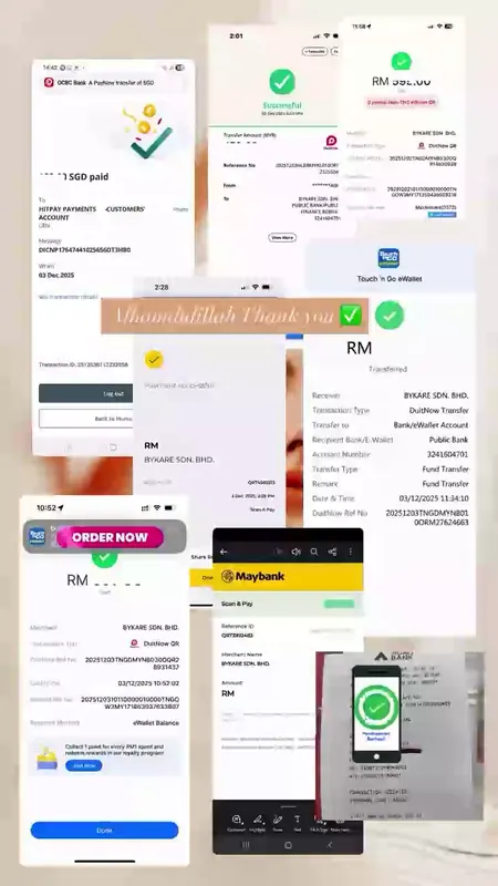 Customer order being packed and shipped